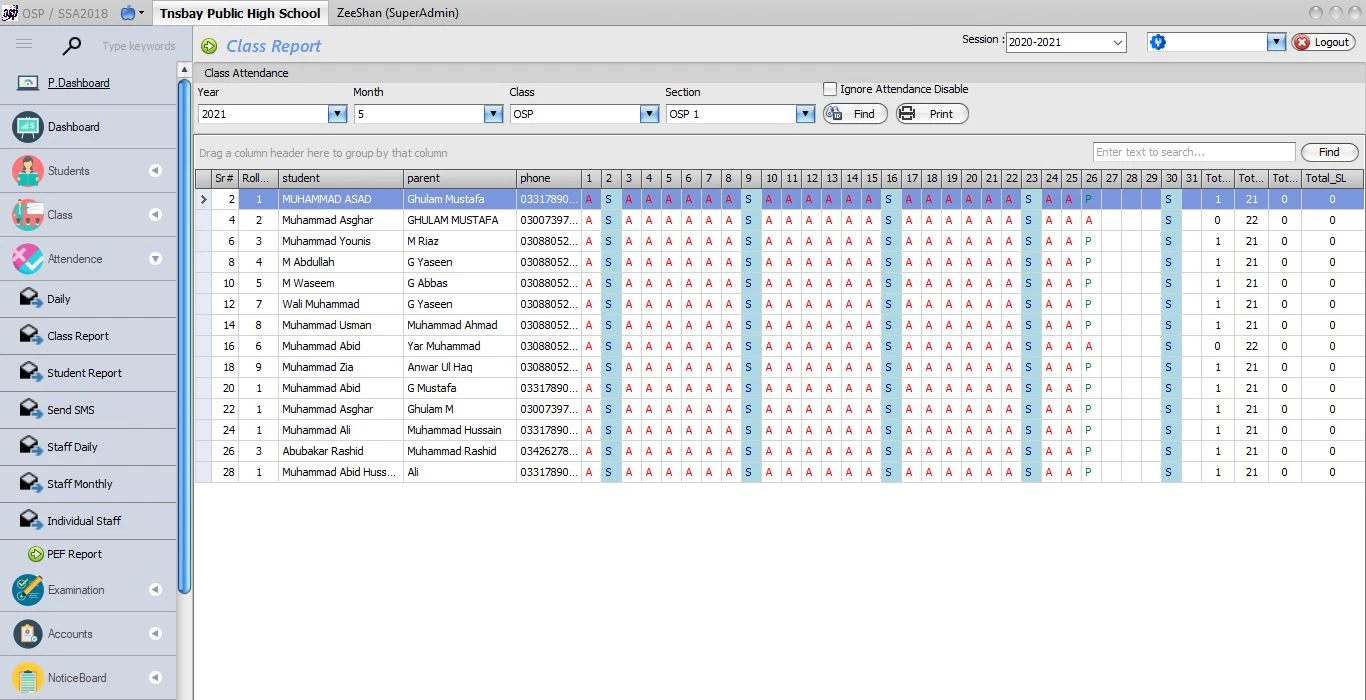 OSP (Online/Offline Student Portal)