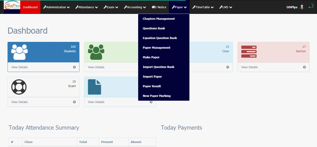 OSP (Online/Offline Student Portal)
