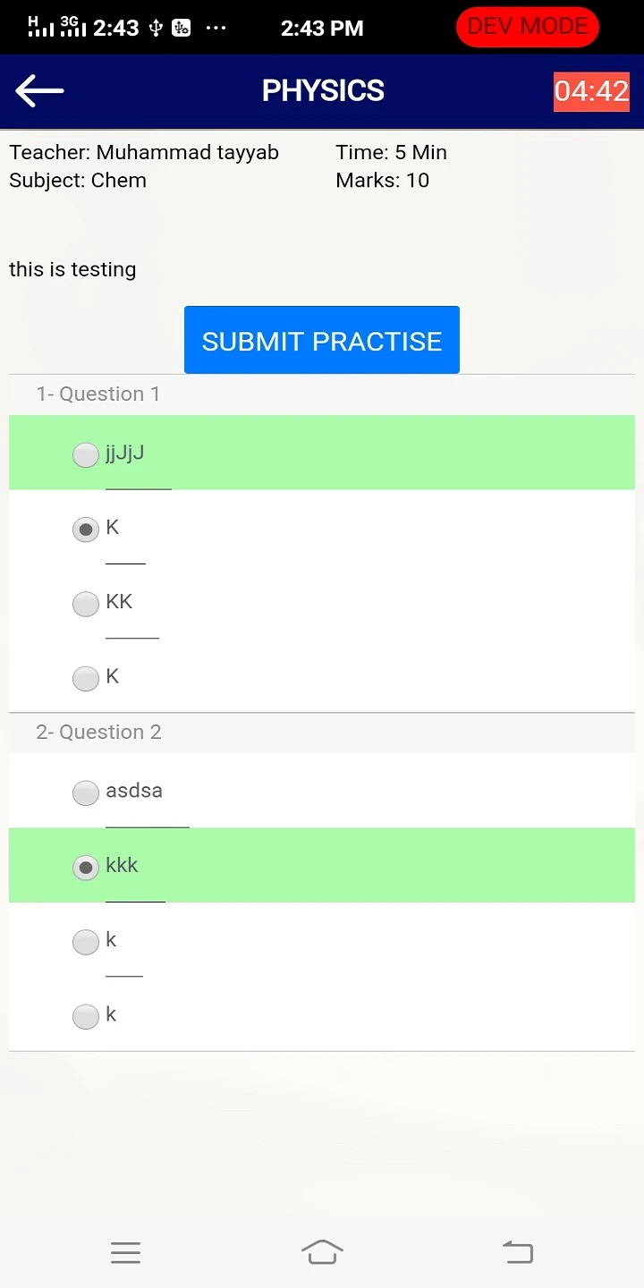 OSP (Online/Offline Student Portal)